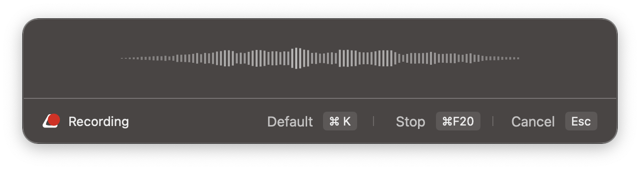 SuperWhisper voice coding in action